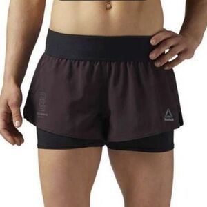 Reebok Combat 2 in 1 Shorts Sz M